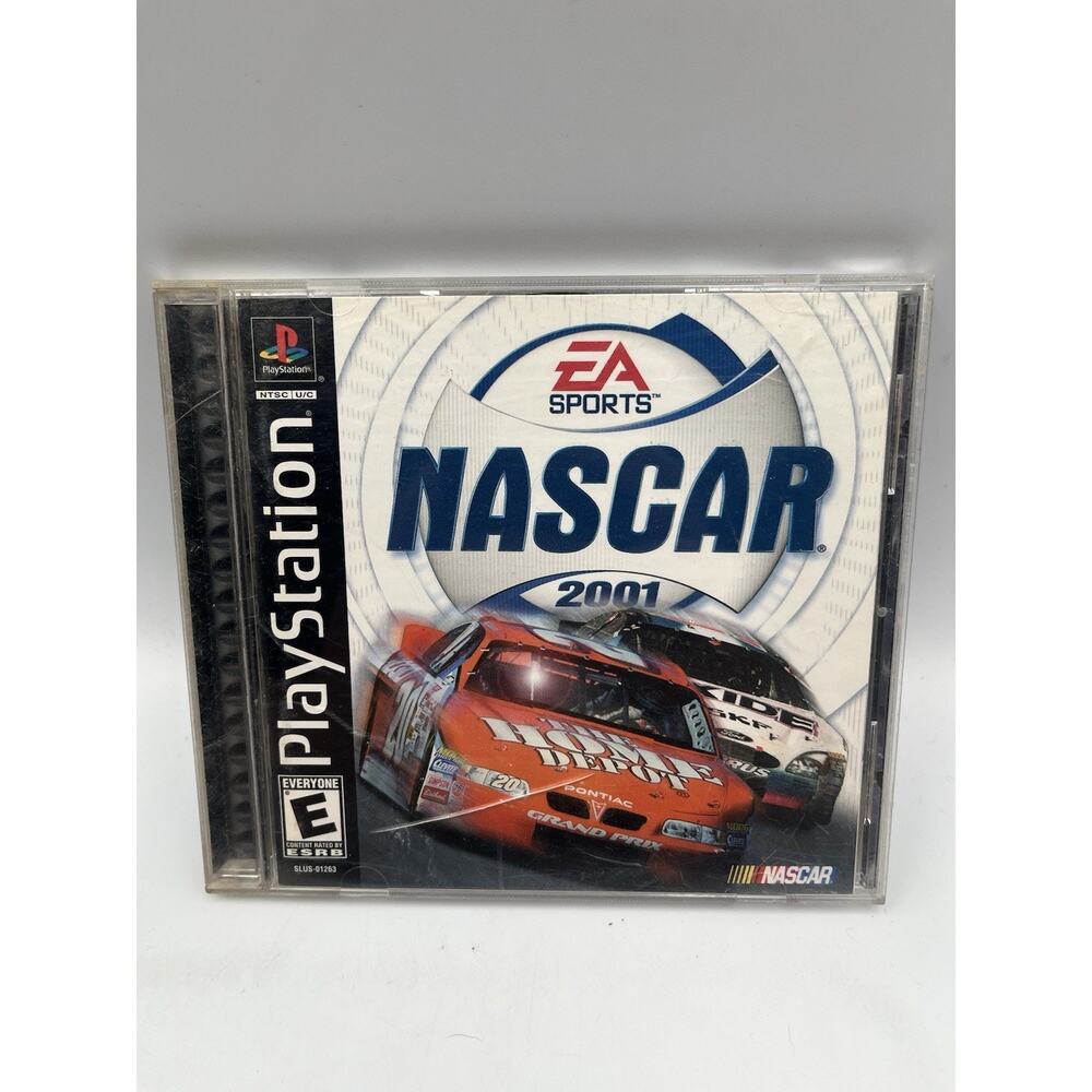 Nascar 2001 PS1 Sony PlayStation 1, 2000 Complete w/ Manual